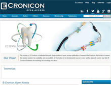 Tablet Screenshot of ecronicon.com